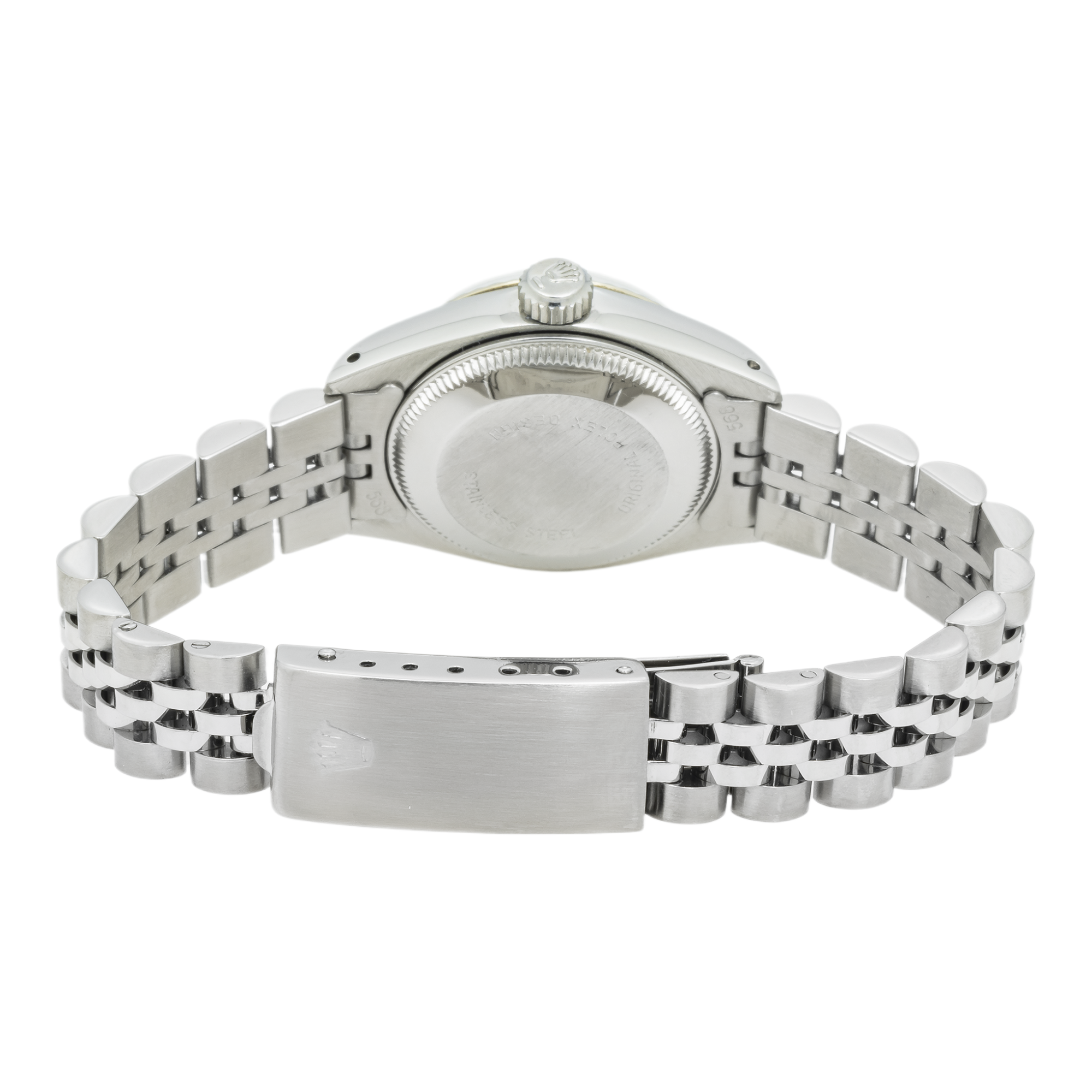 Rolex Datejust 26MM 6916 Silver Linen Dial Fluted Bezel Stainless Steel Jubilee Bracelet