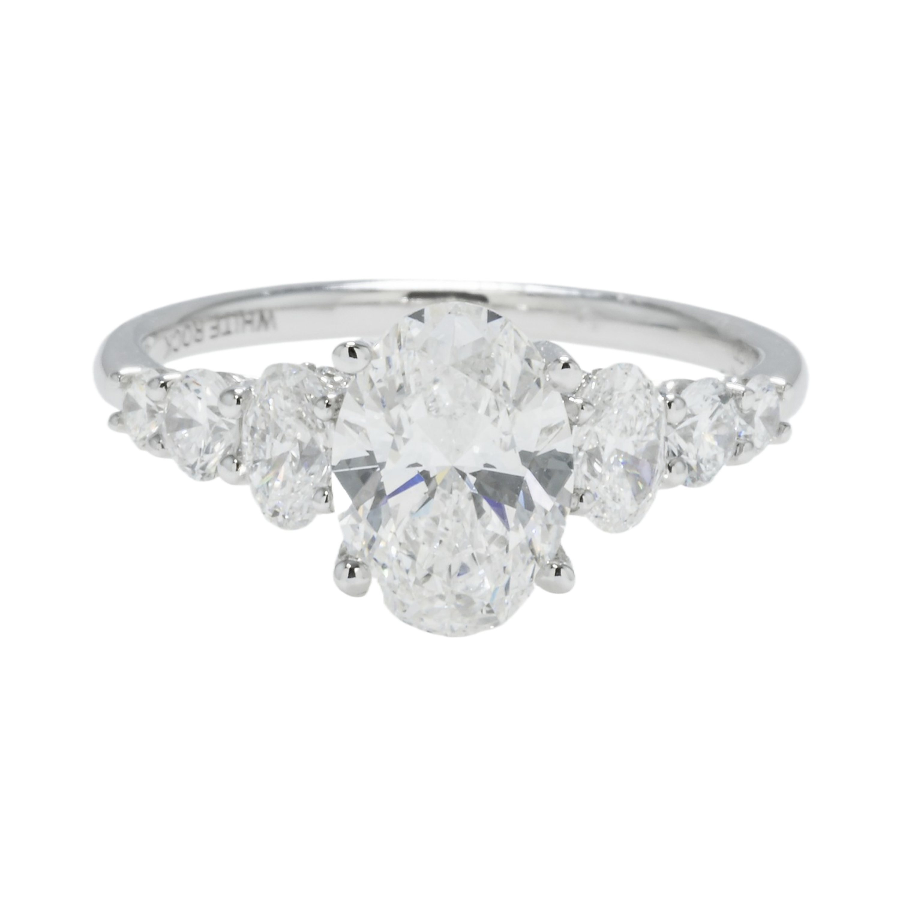 14K GOLD OVAL DIAMOND ENGAGEMENT RING 2.33 CTW