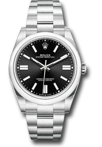 Rolex Oyster Perpetual 124300 41MM Bright Black Dial With Oyster Bracelet