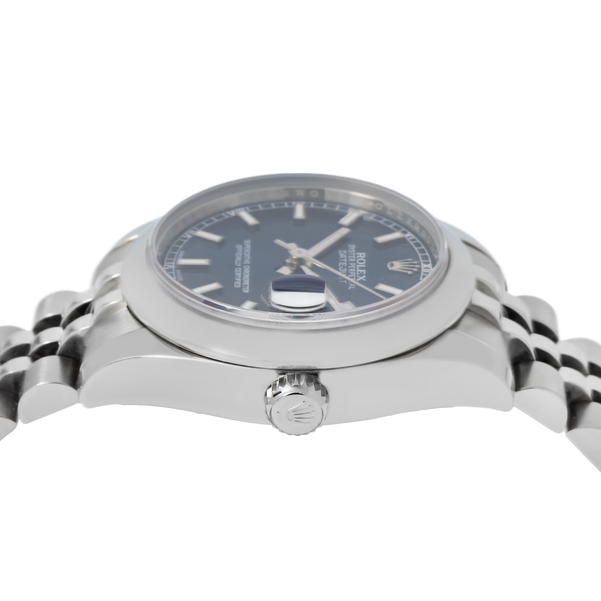 Rolex Datejust 31MM 178240 Blue Dial Smooth Bezel Stainless Steel Jubilee Bracelet