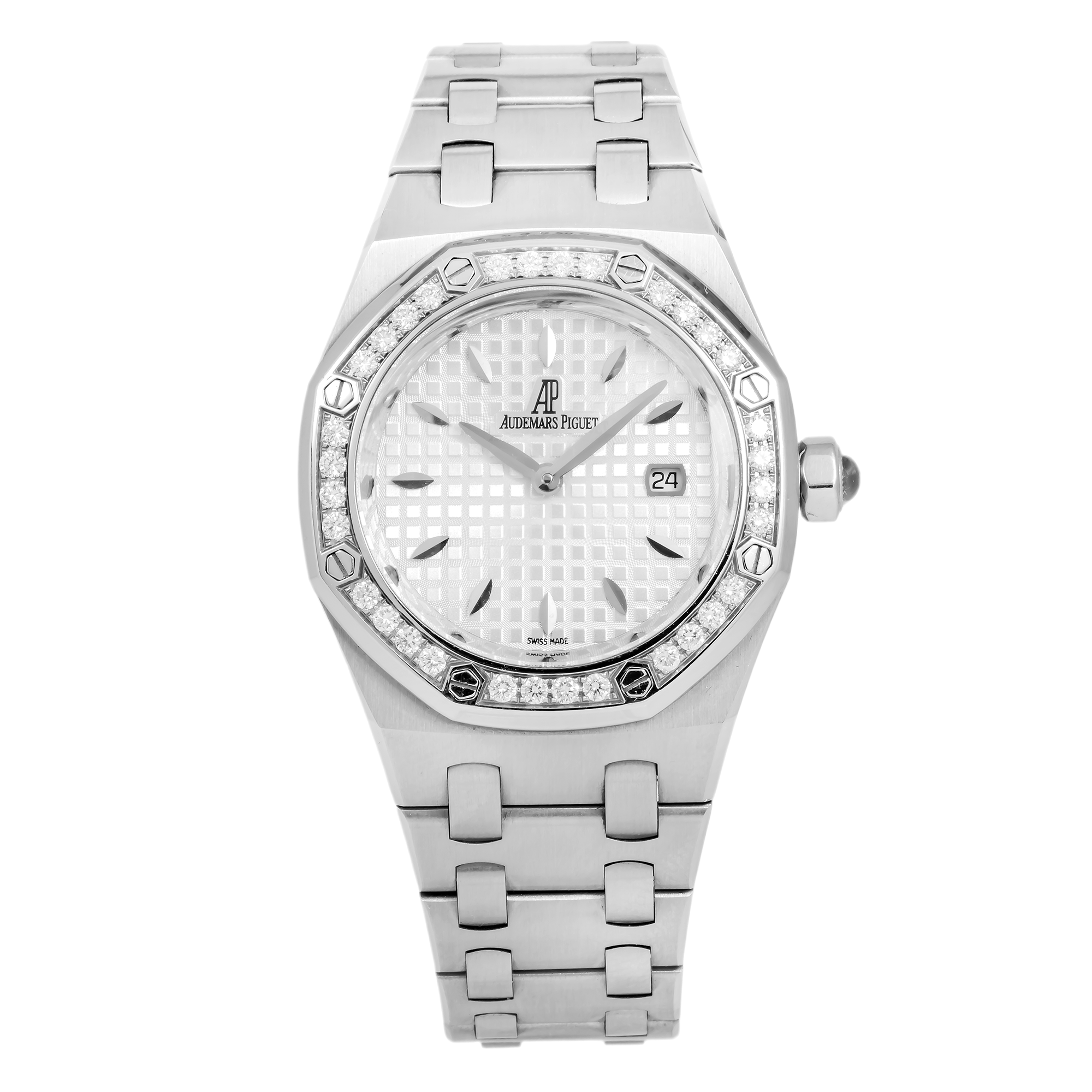Audemars Piguet Royal Oak 33MM 67651ST.ZZ.1261ST.01 Silver Dial Factory Stainless Steel Bracelet