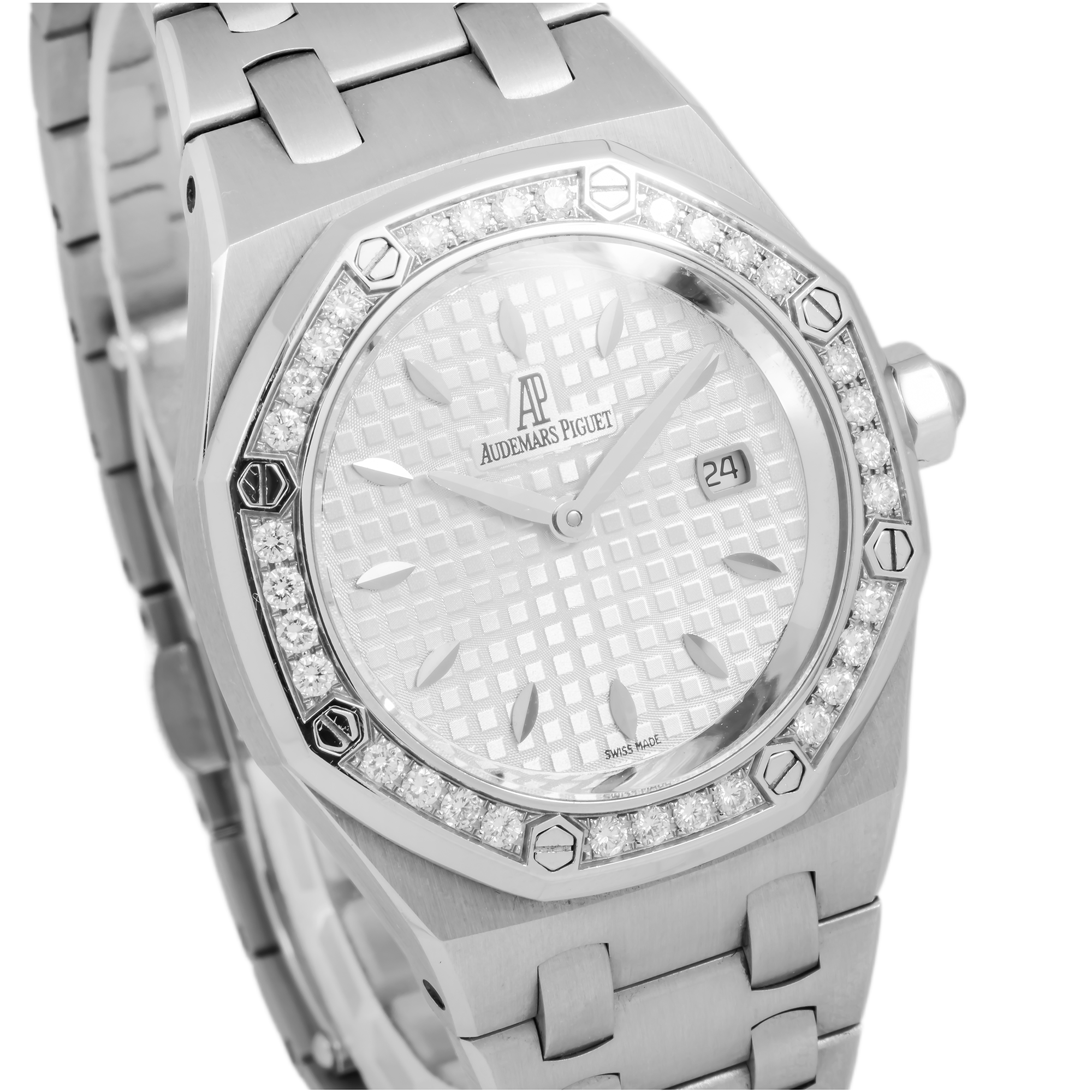 Audemars Piguet Royal Oak 33MM 67651ST.ZZ.1261ST.01 Silver Dial Factory Stainless Steel Bracelet