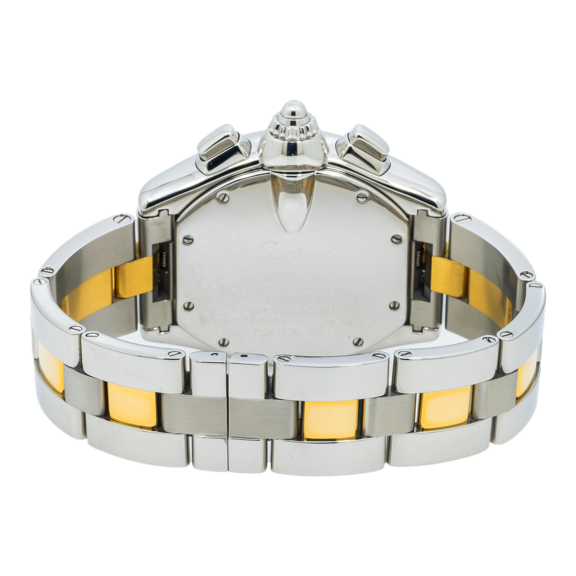 Cartier Roadster XL 43MM W62027Z1 Silver Roman Dial Yellow Gold Cartier Roadster XL 43MM W62027Z1 Silver Roman Dial Yellow Gold