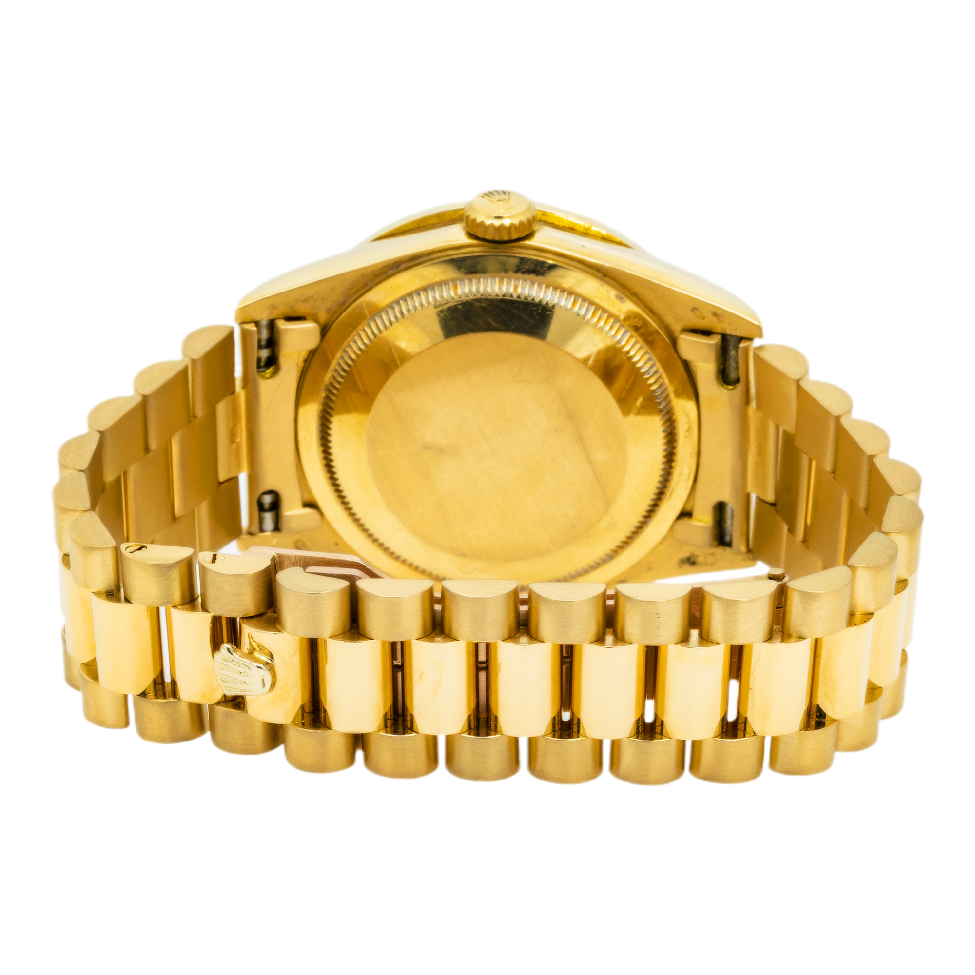 Rolex Day-Date 36MM 18238 Mother of Pearl Roman Diamond Dial Diamond Bezel 18K Yellow Gold President Bracelet