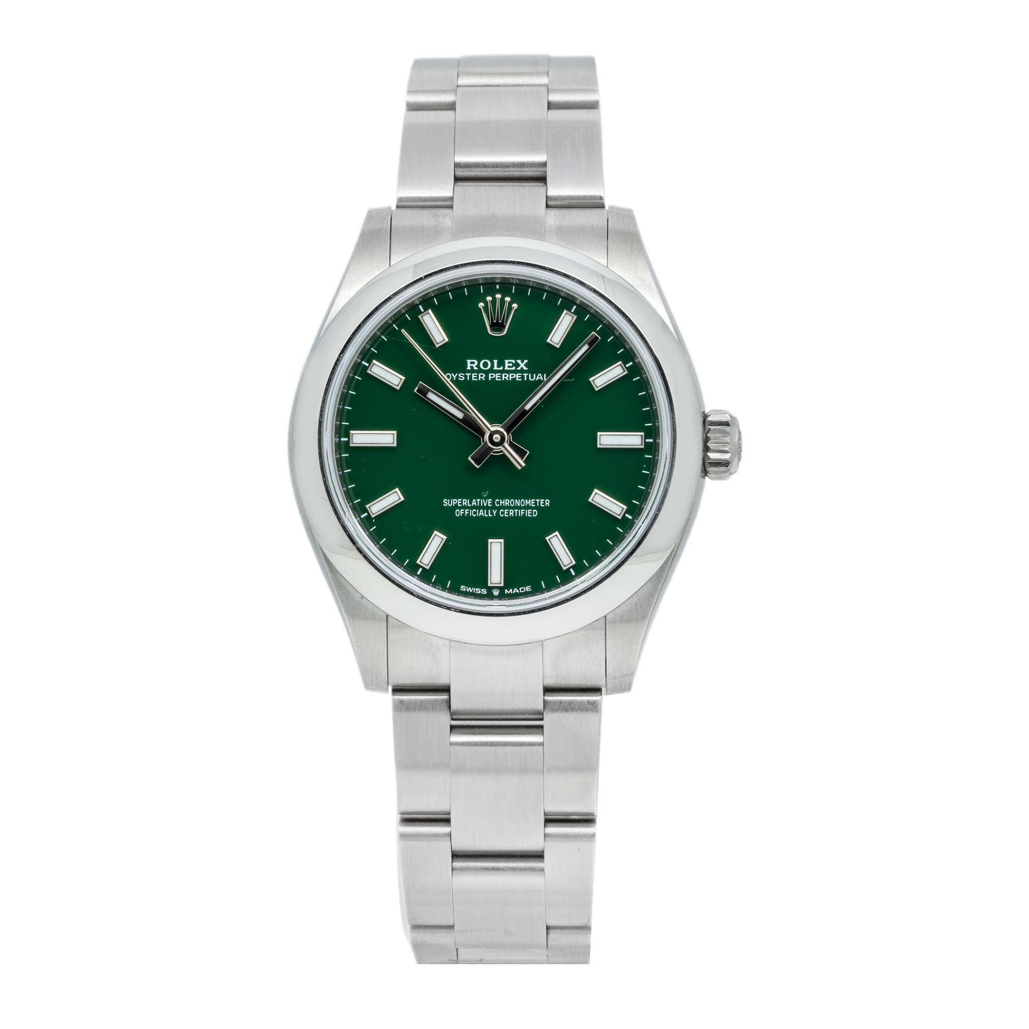 Buy Rolex Oyster Perpetual 31MM 277200 Green Dial Smooth Buy Rolex Oyster Perpetual 31MM 277200 Green Dial Smooth