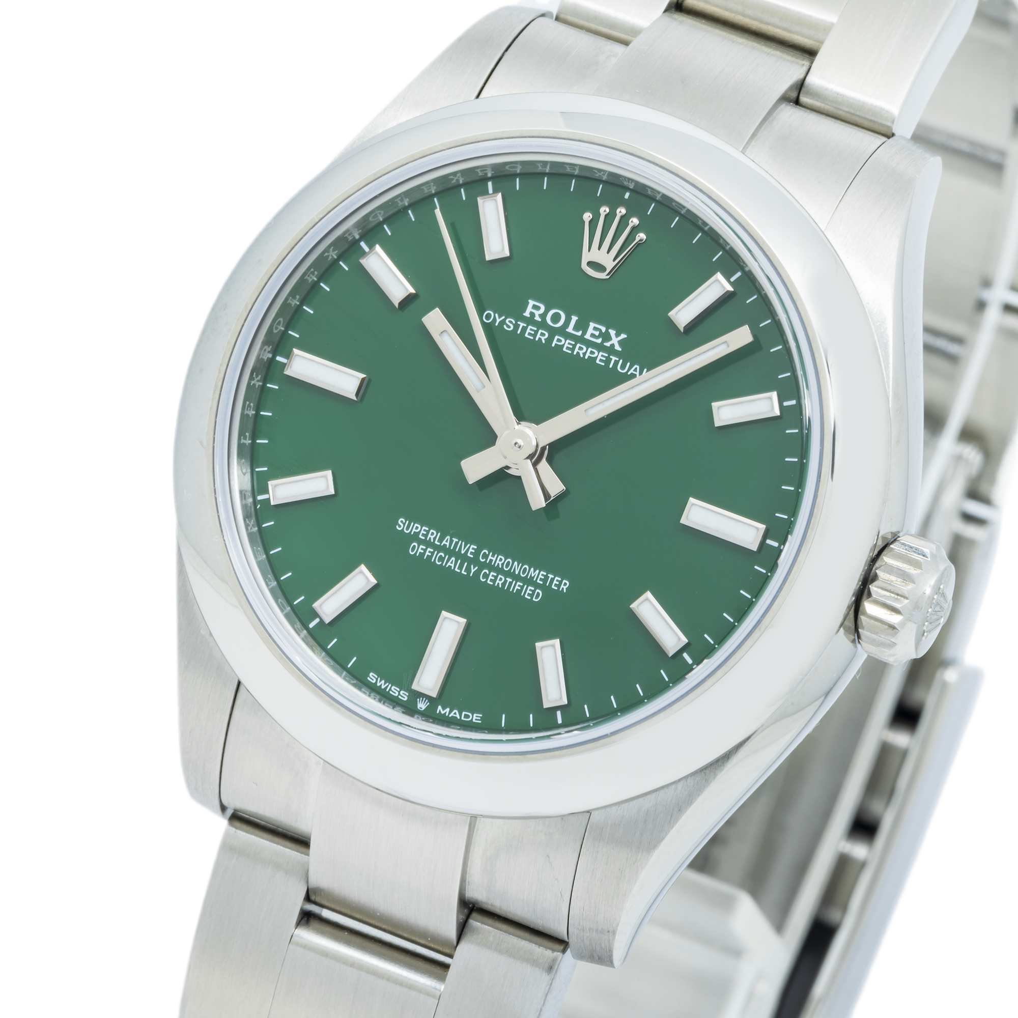 Rolex Oyster Perpetual 31MM 277200 Green Dial Smooth Bezel Rolex Oyster Perpetual 31MM 277200 Green Dial Smooth Bezel