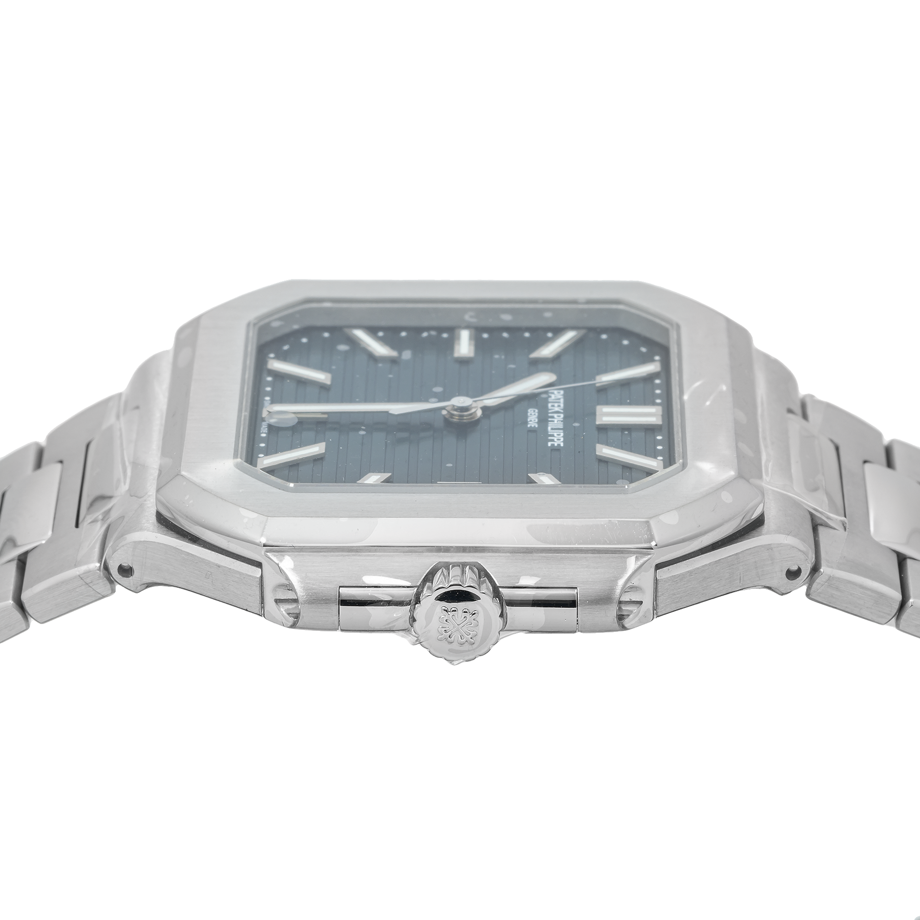 Patek Philippe Cubitus 5821/1A 45MM Sunburst Olive Green Dial With Stainless Steel Bracelet