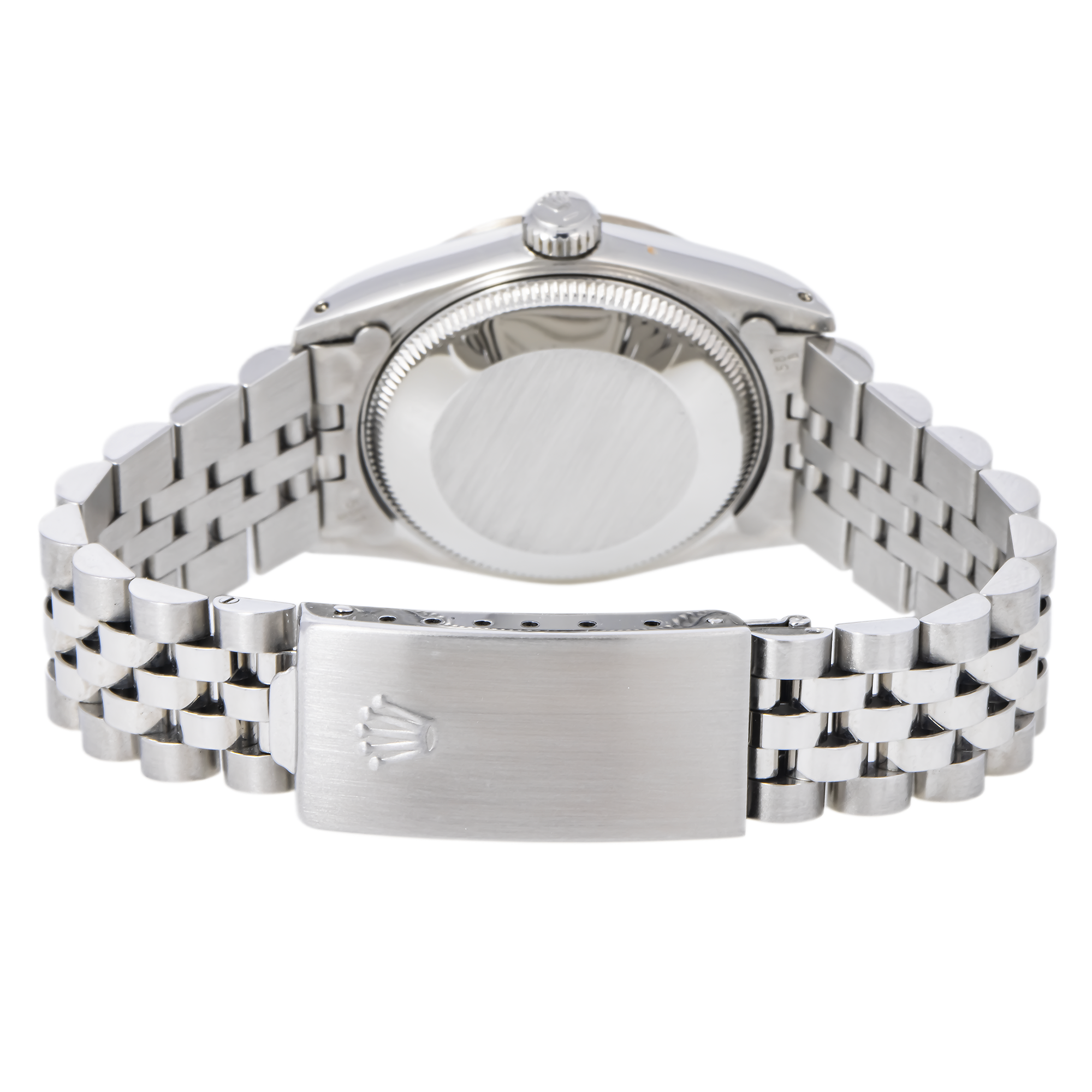 Rolex Datejust 31MM 78274 Purple Diamond Dial Fluted Bezel Stainless Steel Jubilee Bracelet