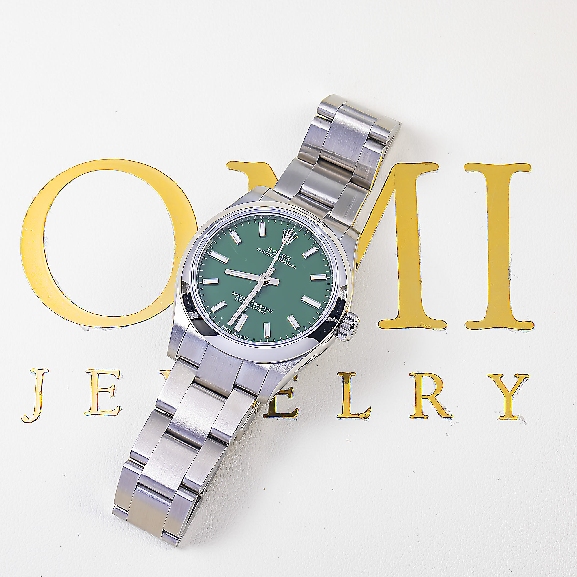 Buy Rolex Oyster Perpetual 31MM 277200 Green Dial Smooth Buy Rolex Oyster Perpetual 31MM 277200 Green Dial Smooth