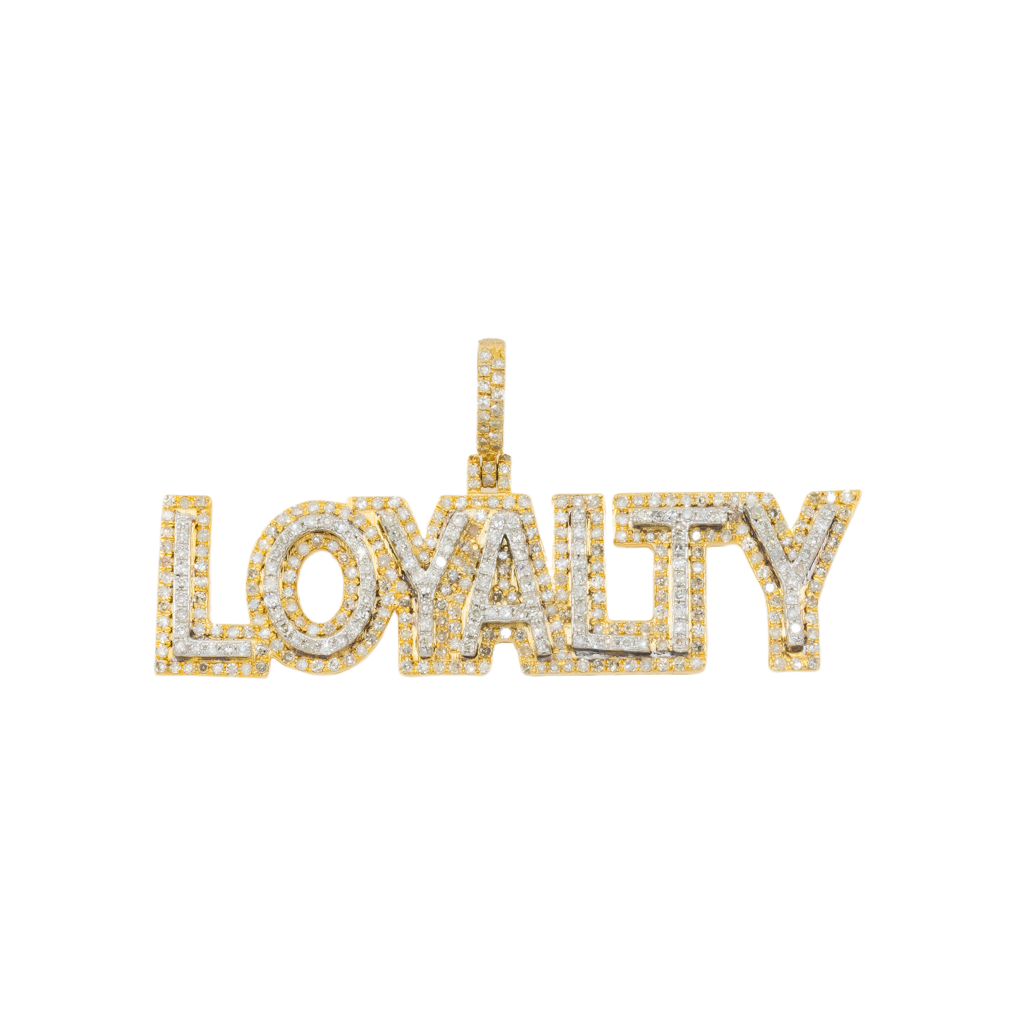 10K GOLD DIAMOND LOYALTY PENDANT 1.20 CT