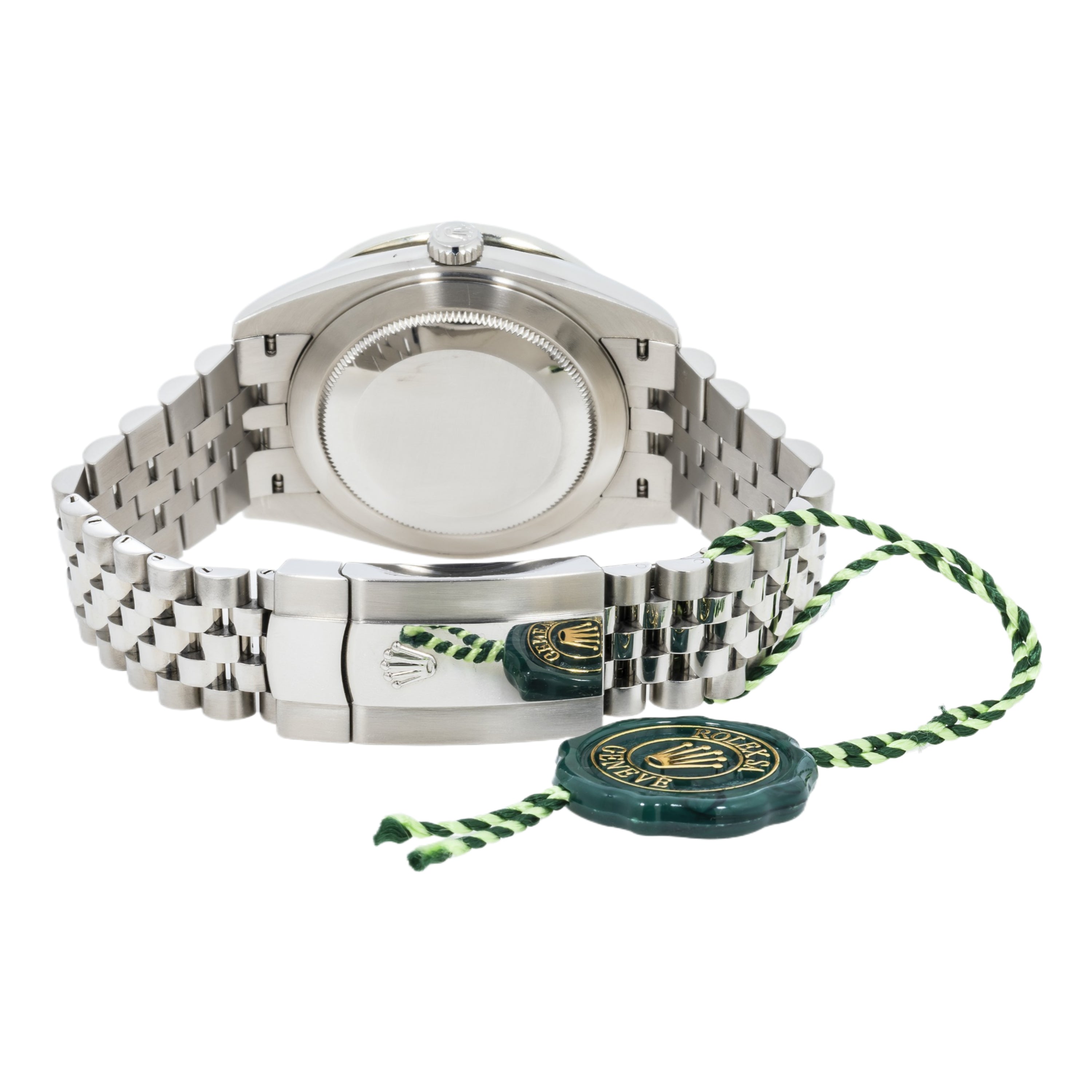 Rolex Datejust 41MM 126300 White Dial Diamond Bezel Stainless Steel Jubilee Bracelet