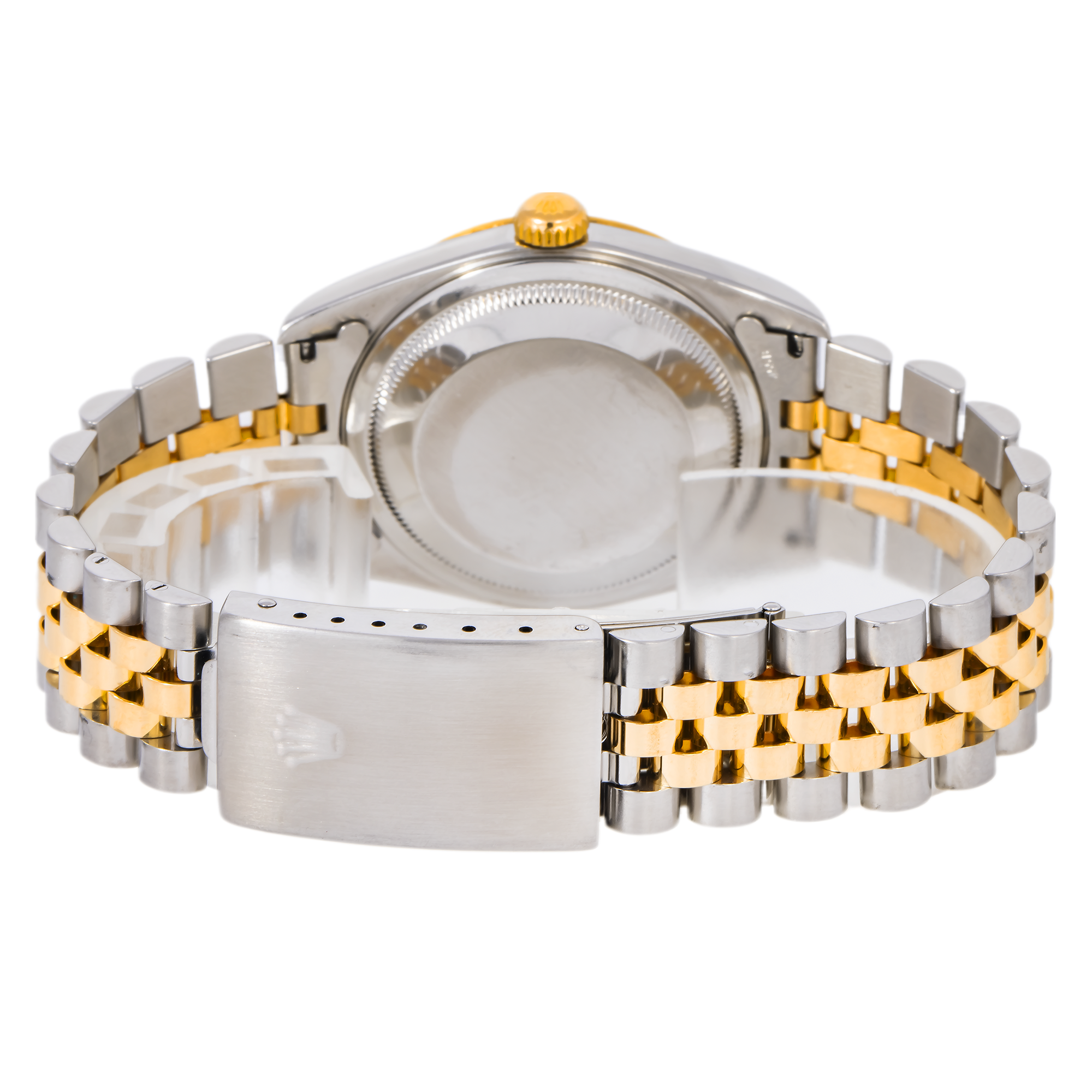 Rolex Datejust 36MM 16013 Silver Dial Fluted Bezel Two Tone Yellow Gold Jubilee Bracelet
