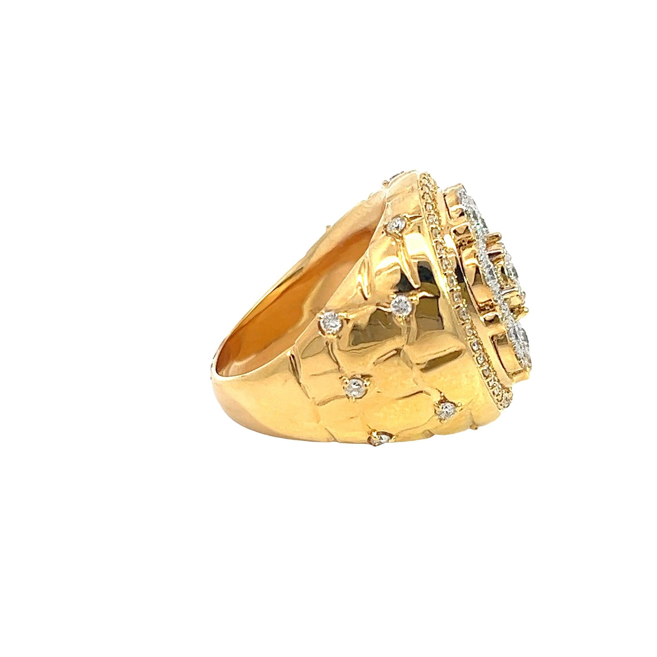 Men's Gold Nugget Rings Factory Direct Jewelry 14k Nugget Ring