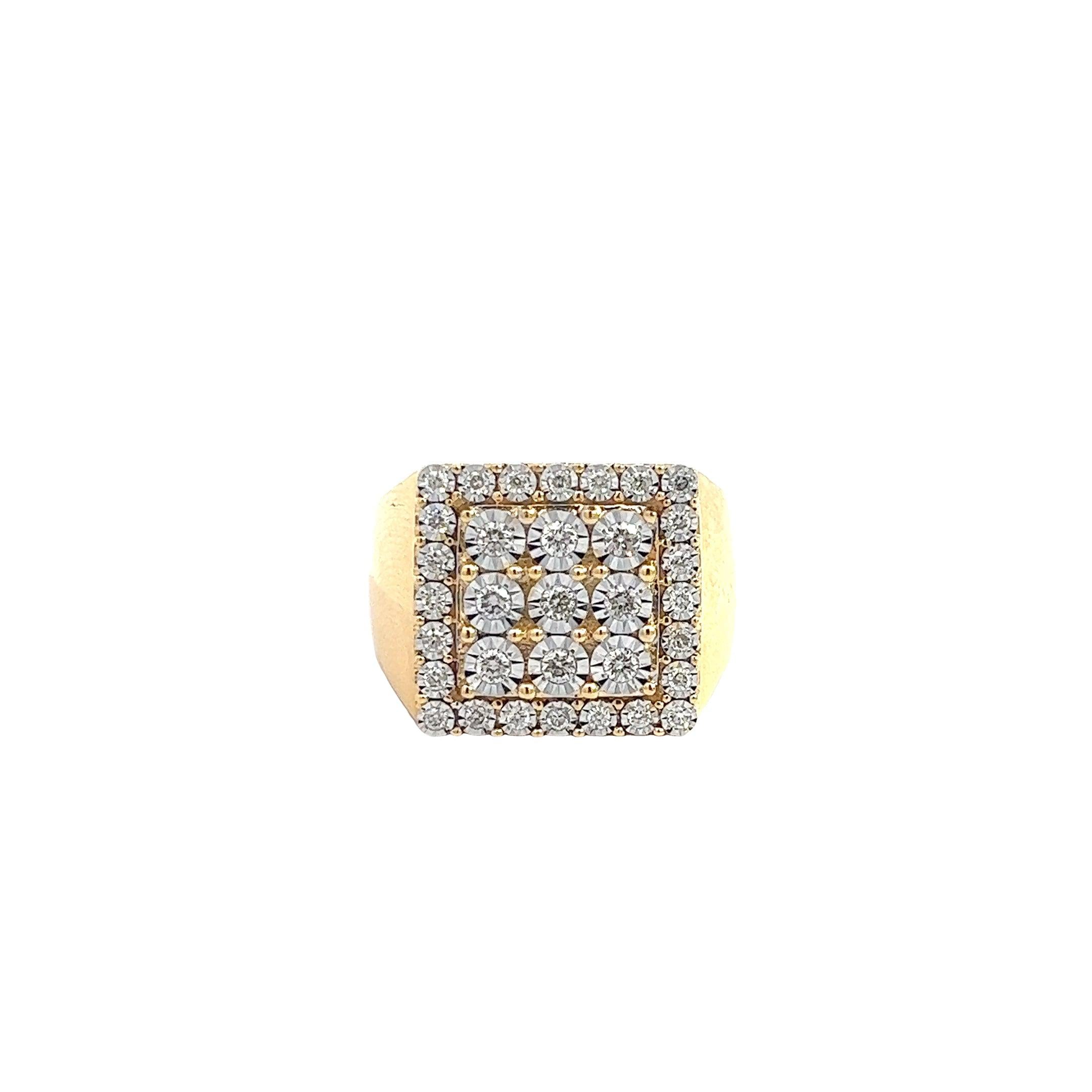 MRG4005AY $12,500.00 14KY 6.75CTW ILLUSION SET DIAMOND SQUARE CLUSTER MENS RUNG. SQUARE BORDER • 3X314KY 0.76CTW ILLUSION SET DIAMOND SQUARE CLUSTER MENS RING - SQUARE BORDER - 3X3__2024-04-09-12-48-18.jpg