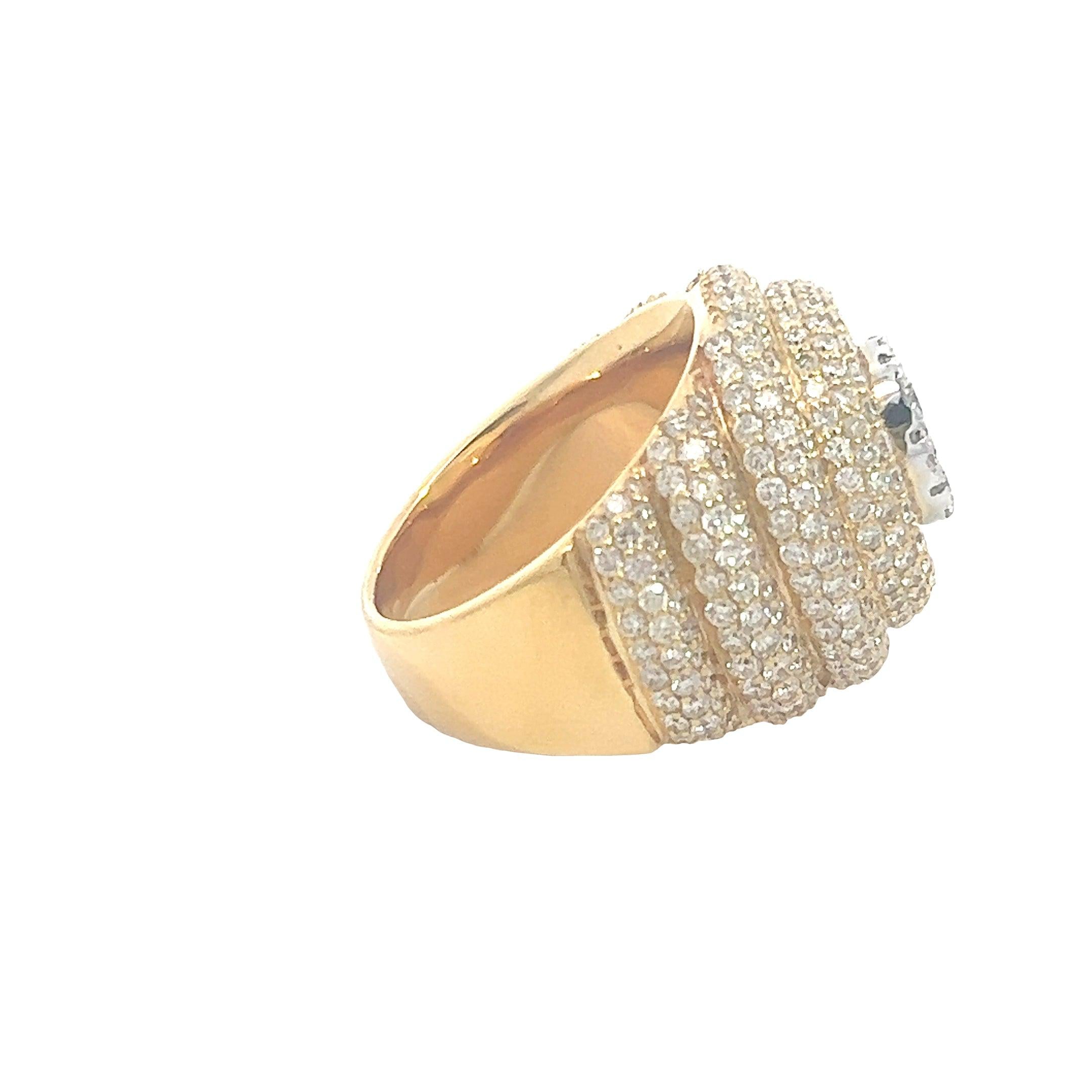 MRG4022Y $44,990.00 14KY+W 6.00CTW DIAMOND ROUND CLUSTER MENS RING 4 BUBBLE BORDERS__2024-04-05-15-00-10-1.jpg