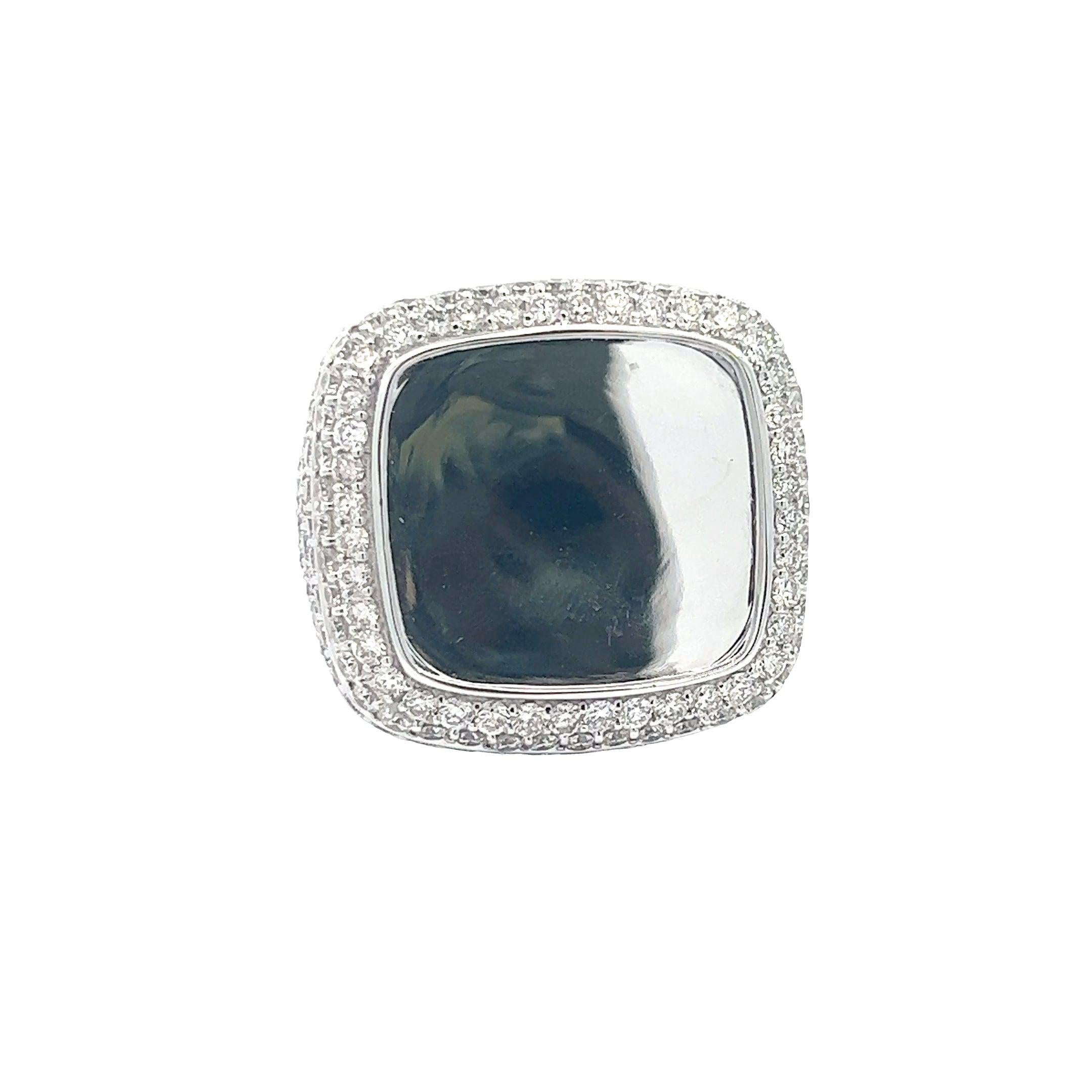 MRG4384W $62,990.00 146W: 6.60C Fy DIAMOND IUCIANGLE FACE MIRKOR FINISE MENS NUMG - DOME BORDER - RAVE STAN14KW 8.60CTW DIAMOND RECTANGLE FACE MIRROR FINISH MENS RING - DOME BORDER - PAVE SHANK__2024-04-08-16-41-45.jpg