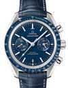 Omega Speedmaster Blue Dial Titanium Mens MoonWatch 311.93.44.51.03.001 With  Blue Leather Strap
