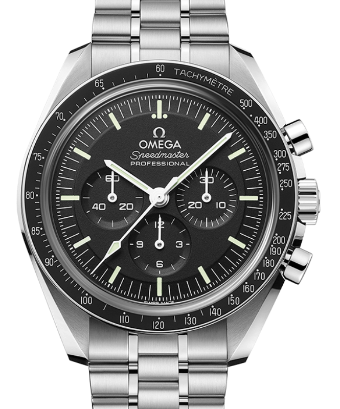 Omega Speedmaster Moonwatch Professional Co-Axial Master Chronometer Chronograph 42mm Stainless Steel Black Dial 310.30.42.50.01.002.