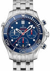 Omega 212.30.42.50.03.001 Seamaster Diver 300M Co-Axial Chronograph 41.5mm Blue Stainless Steel.