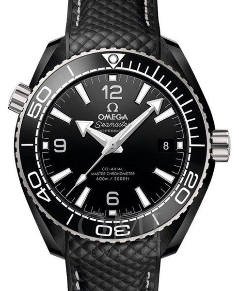 Omega Seamaster Planet Ocean 600M Co-Axial Master Chronometer 39.5MM Black Ceramic Black Dial Rubber Strap 215.92.40.20.01.001.