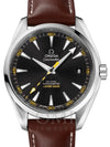OMEGA SEAMASTER AQUA TERRA 150M CO-AXIAL CHRONOMETER "15000 GAUSS" 41.5MM STAINLESS STEEL 231.12.42.21.01.001 BROWN DIAL LEATHER STRAP