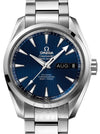 OMEGA SEAMASTER AQUA TERRA 150M CO-AXIAL CHRONOMETER ANNUAL CALENDAR 38.5MM STAINLESS STEEL BLUE DIAL 231.10.39.22.03.001 WITH STEEL BRACELET