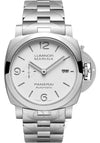 PANERAI LUMINOR MARINA STAINLESS STEEL 44MM WHITE DIAL PAM01564 WITH STAINLESS STEEL BRACELET