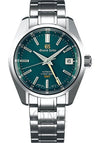 GRAND SEIKO HERITAGE COLLECTION SPRING DRIVE SBGJ227 -STAINLESS STEEL CASE – GREEN PEACOCK DIAL – STAINLESS STEEL BRACELET