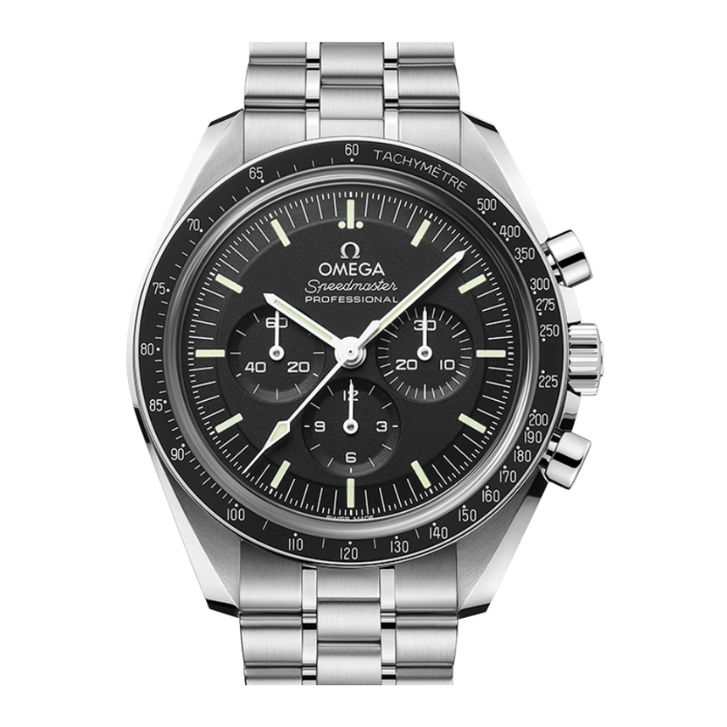 Omega Speedmaster Moonwatch Professional Co-Axial Master Chronometer Chronograph 42mm Stainless Steel Black Dial 310.30.42.50.01.002.