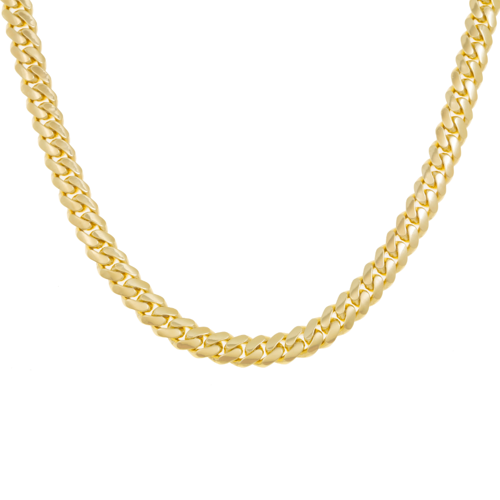 14K GOLD 8MM CUBAN LINK CHAIN
