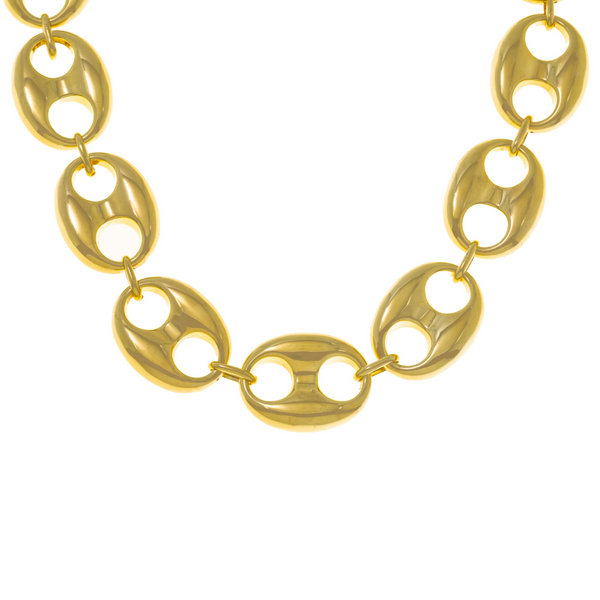 14K GOLD 9MM PUFF CHAIN