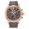 PATEK PHILIPPE GRAND COMPLICATIONS SPLIT-SECONDS CHRONOGRAPH PERPETUAL CALENDAR SLATE GRAY DIAL 5204R-011 WITH LEATHER STRAP