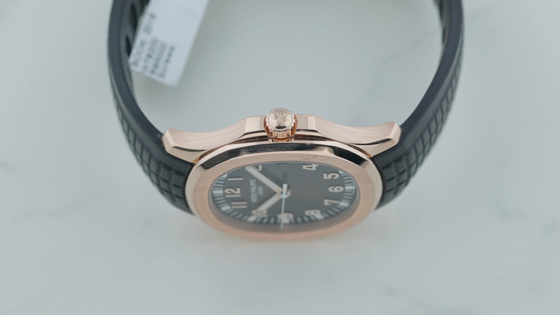 Patek Philippe Aquanaut 40.8MM 5167R-001 Brown Arabic Dial Rose Gold Bezel Brown Rubber Band