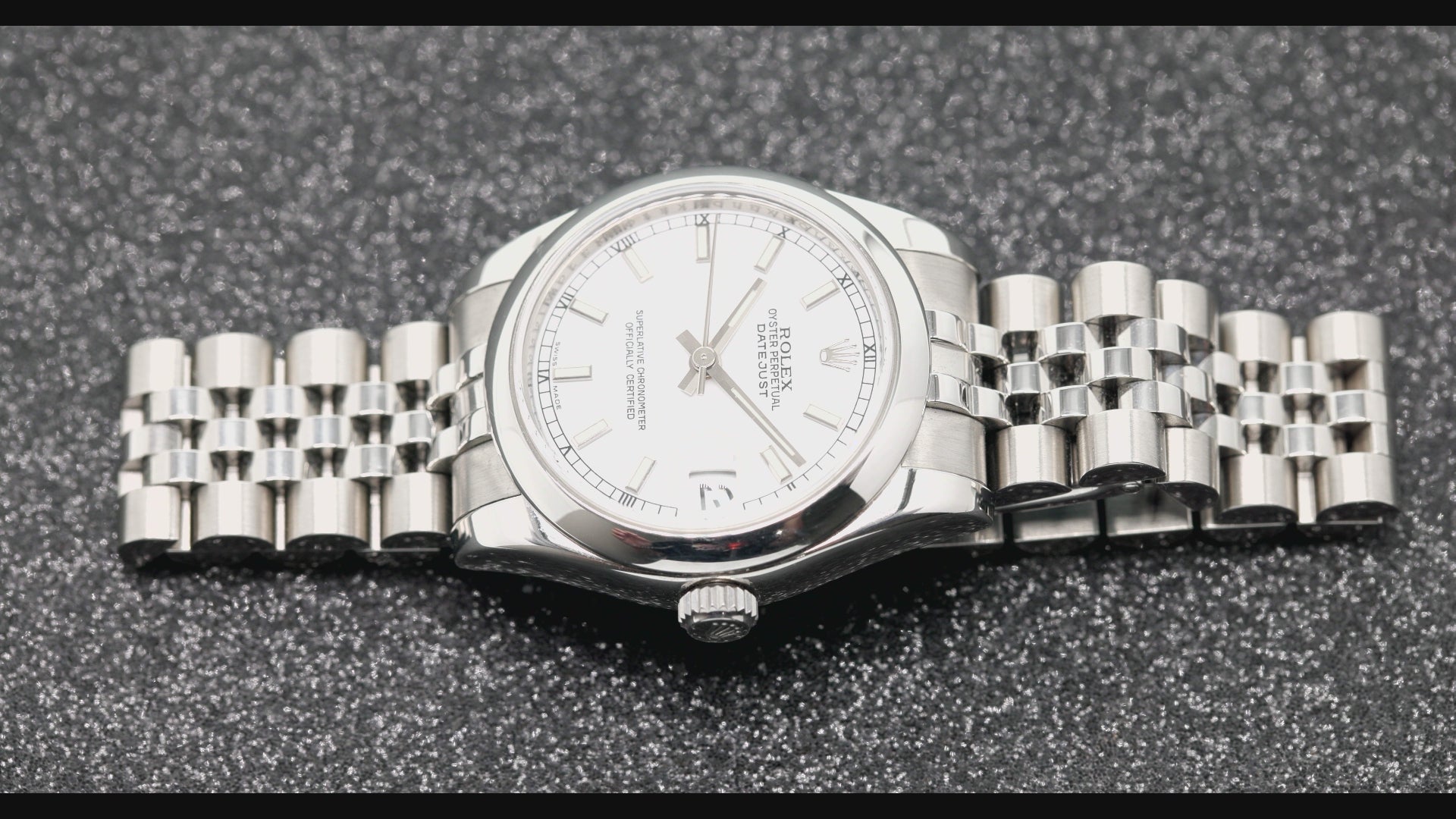 Rolex Datejust 31MM 178240 White Dial Smooth Bezel Stainless Steel Jubilee Bracelet