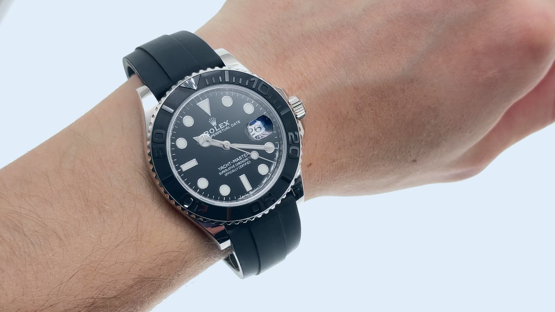 Rolex Yacht-Master 42MM 226659 Black Dial Black Ceramic Bezel Black Oysterflex Strap