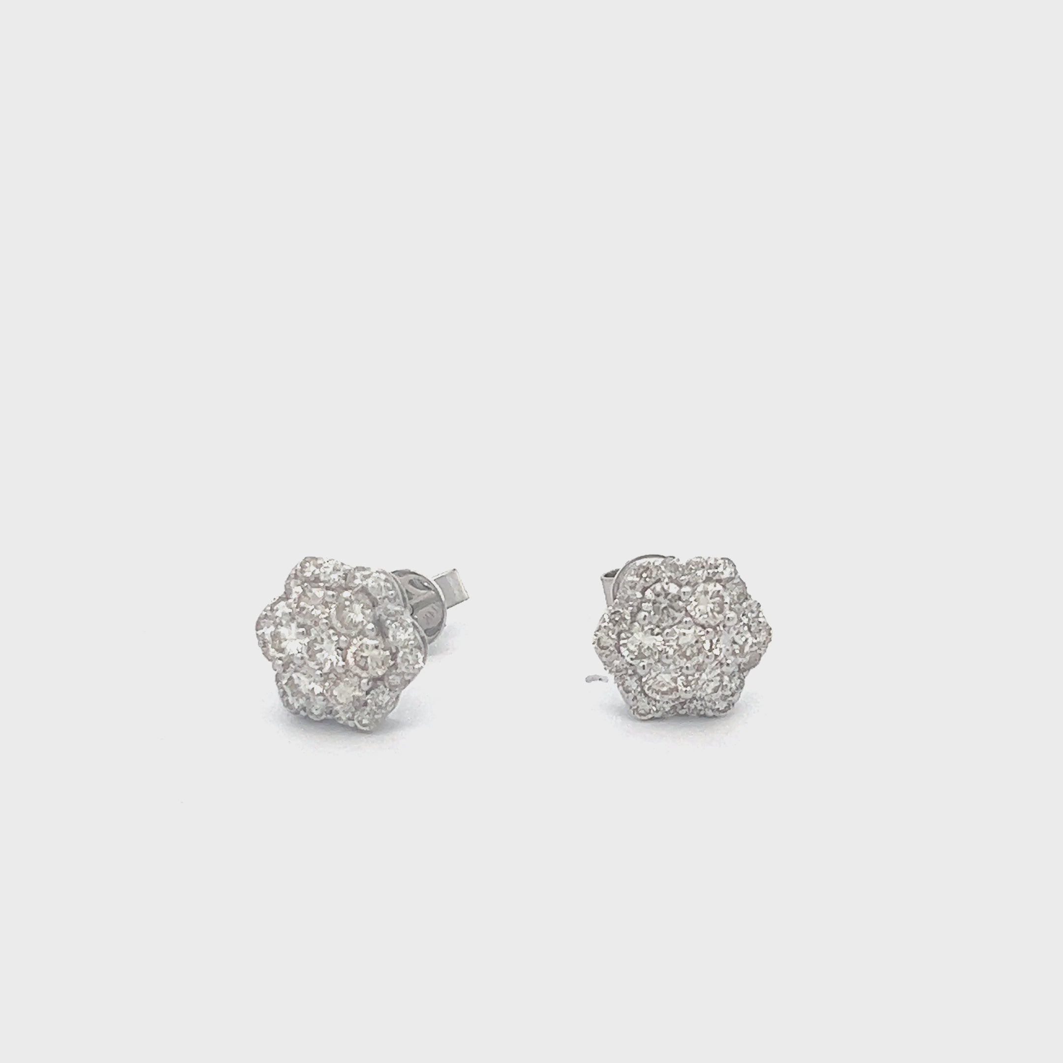 FL4164W $12,990.00 144W 2.00CTW DIAMOND FLOWER EARRINGS WITH SINGLE ROW BORDER__2024-04-18-15-43-59.mp4