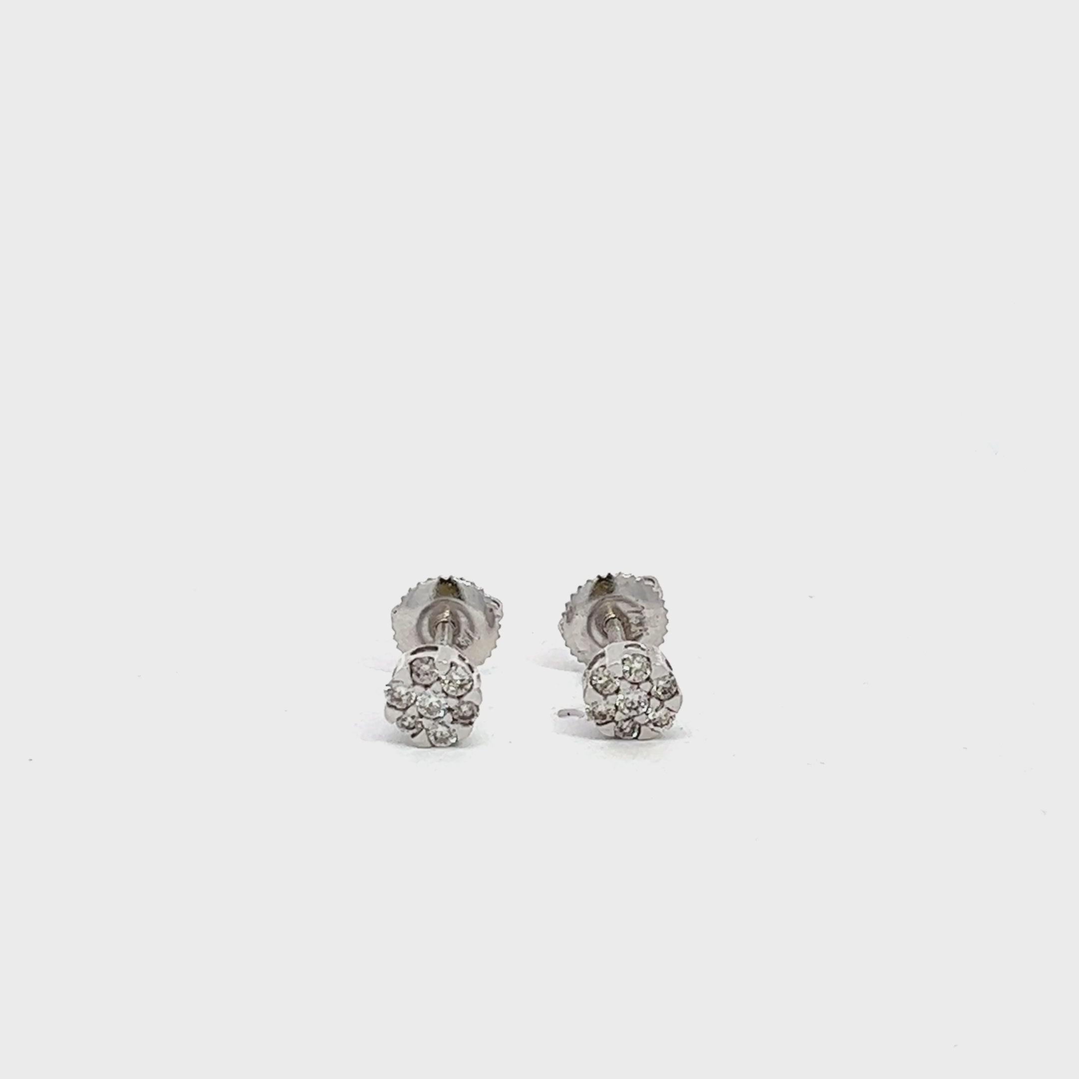 FL4119W $1,990.00 14KW 0.25CTW DIAMOND V.PRONG FLOWER EARRINGS__2024-04-17-17-17-27.mp4