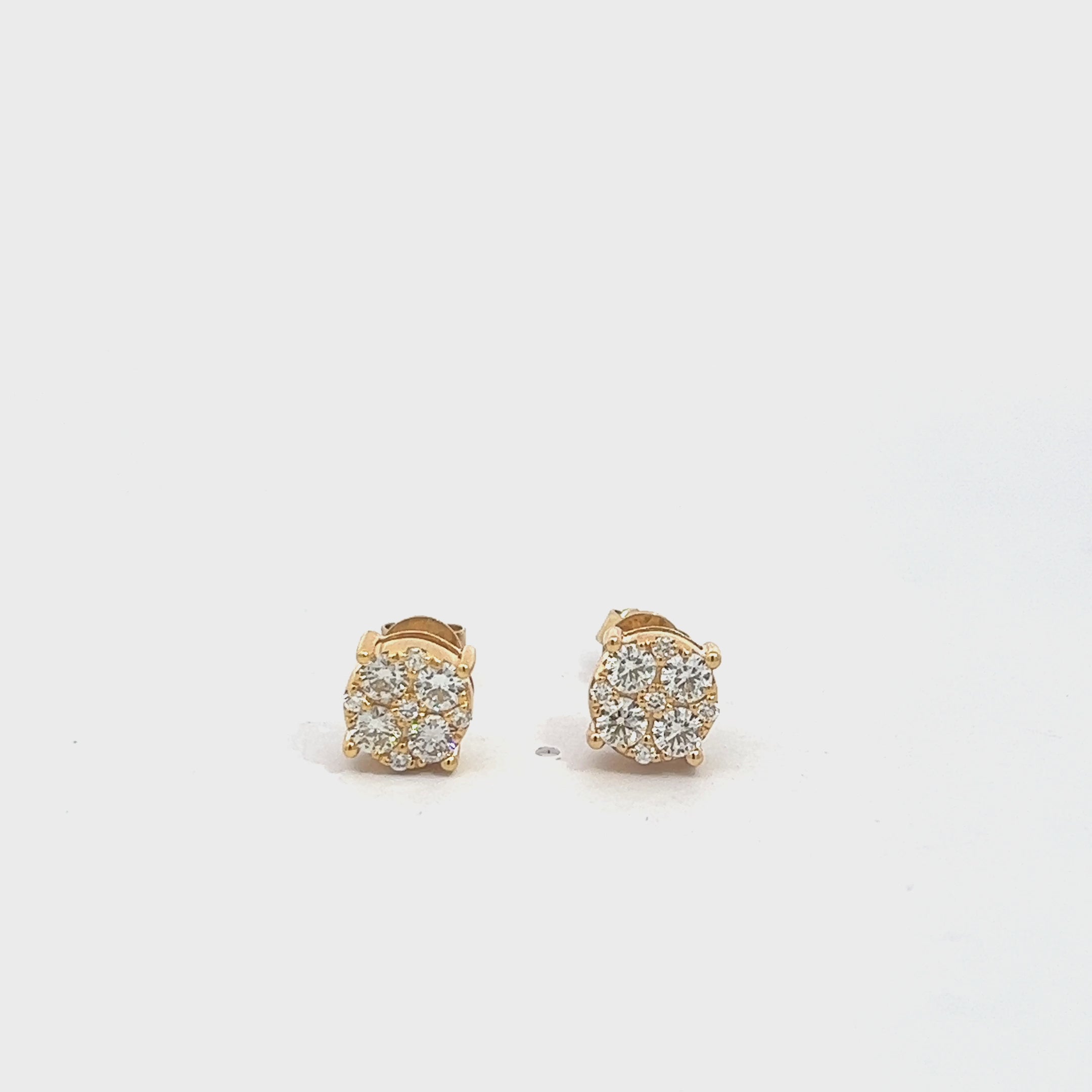 CL2340Y $10,990.00 14KY 1.26CTW DIAMOND ROUND CLUSTER EARRING STUD8__2024-04-17-15-09-58.mp4
