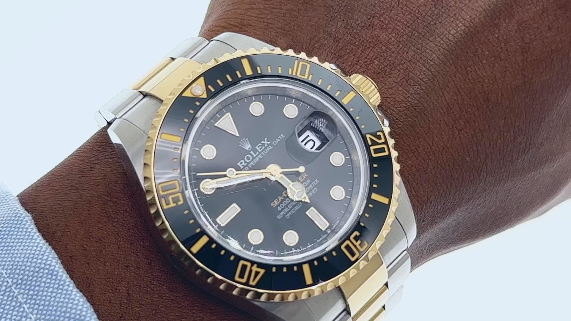Rolex Sea-Dweller 43MM 126603 Black Dial Black Ceramic Bezel Two Tone Yellow Gold Oyster Bracelet