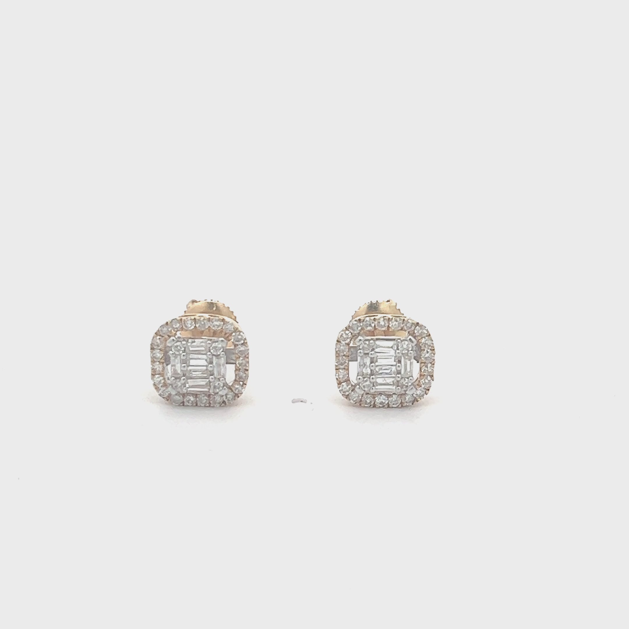 ER3873Y $5,250.00 14KY 0.65CT BAGUETTE CLUSTER DIAMOND STUD EARRINGS WROUND DIA DORDER.__2024-04-18-15-36-57.mp4