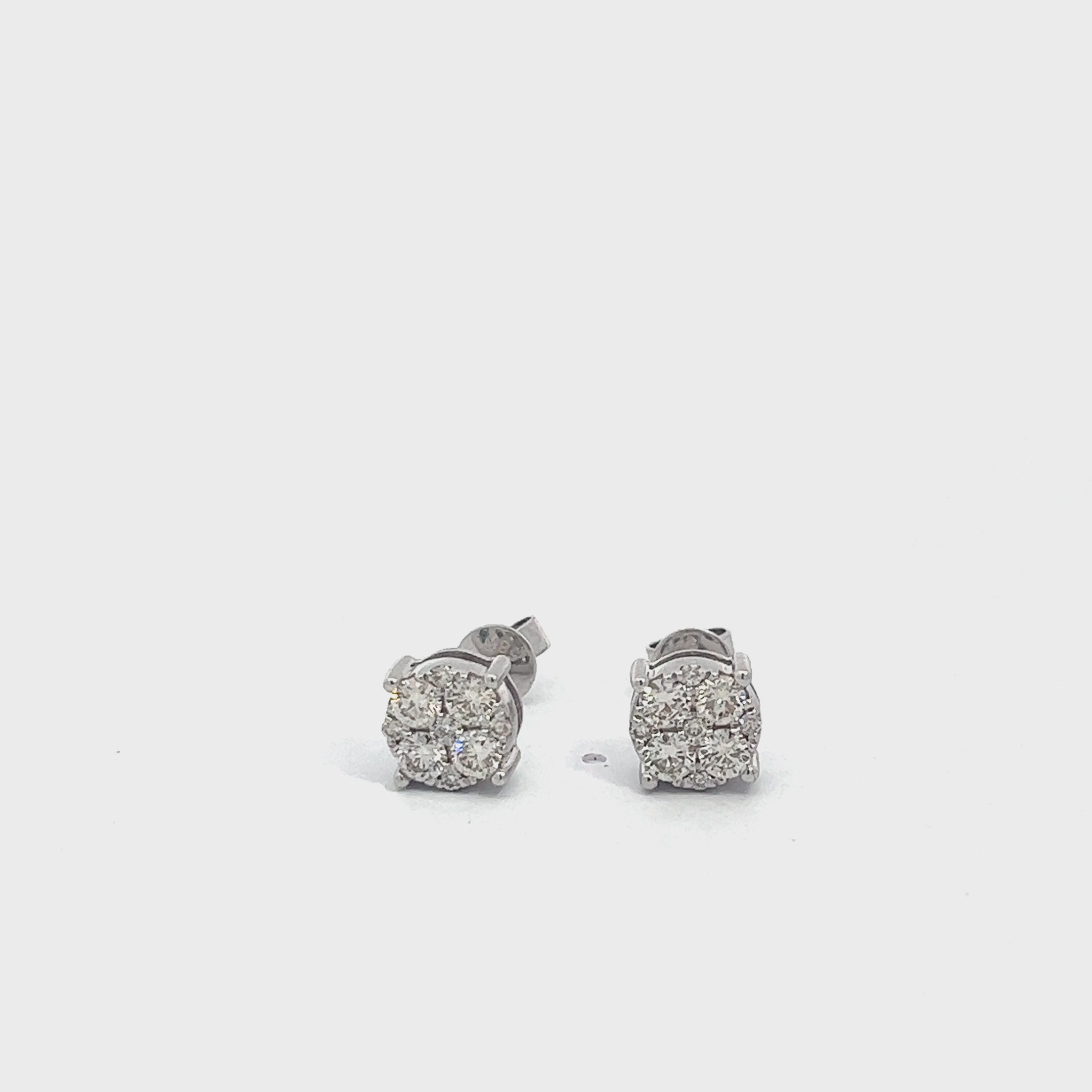 CL2340W 58,500.00 14KW 1 25CTW DIAMOND ROUND CLUSTER EARRING STUDECL2340W $8,500.00 14KW 1.25CTW DIAMOND ROUND CLUSTER EARRING STUDS__2024-04-17-15-17-50.mp4