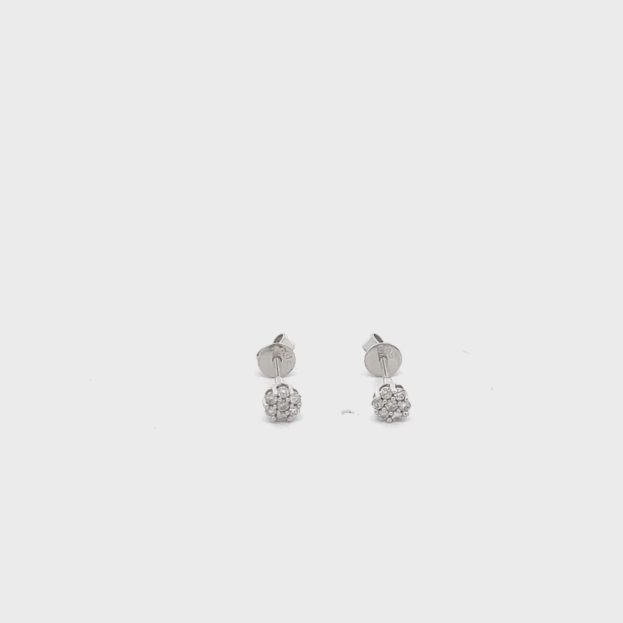 FL8515AW S1,890.00 14KW 0.15CTW DIAMOND FLOWER EARRINGS__2024-04-18-14-03-07.mp4