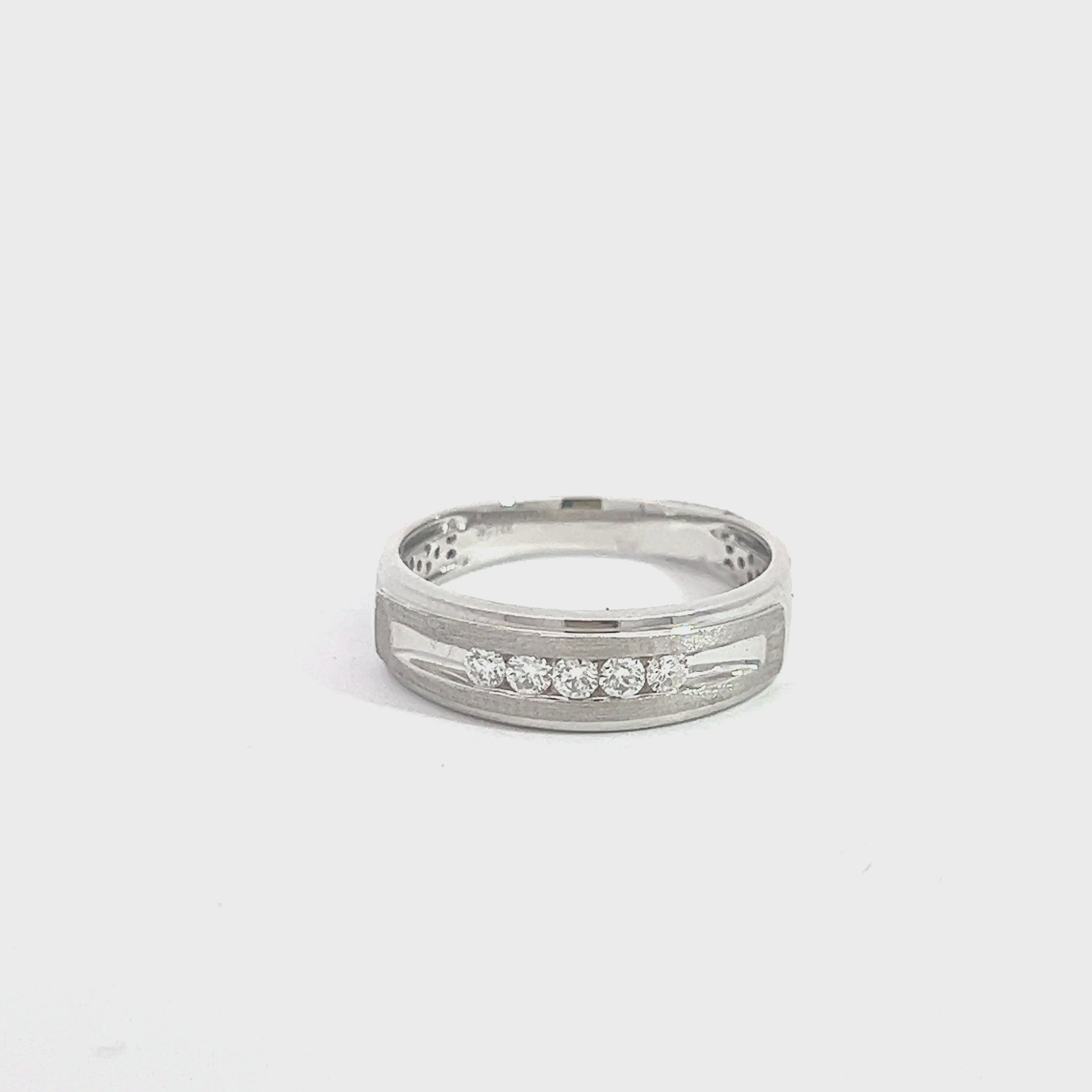 MRG4282W $5,750.00 14KW 0.26CTW14KW 0.26CTW DIAMOND 5-STONE CHANNEL SET MENS BAND__2024-04-09-14-08-32.mp4