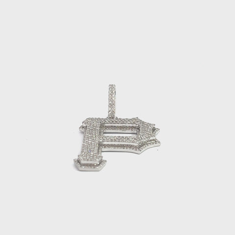 CHR1896W $14,500.00 14KW 1.55CTW DIAMOND SPORTS FONT INITIAL PENDANT up.14KW 1.55CTW DIAMOND SPORTS FONT INITIAL PENDANT . p__2024-04-10-17-32-50.mp4