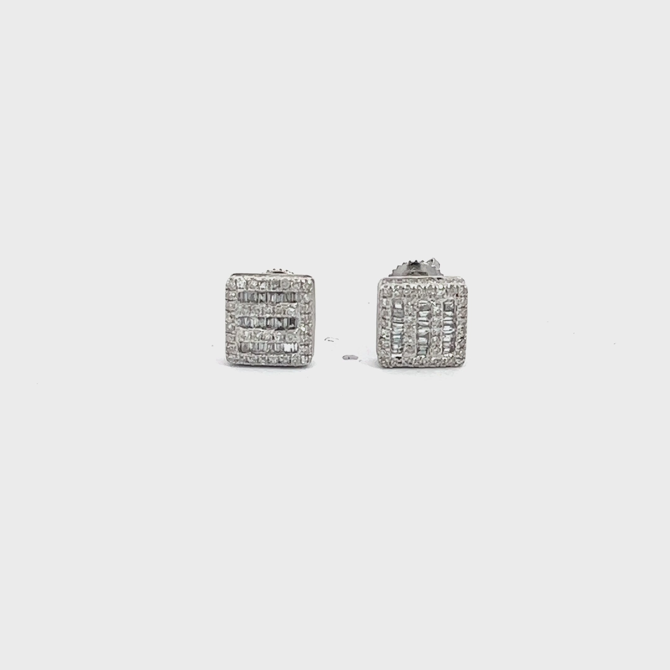 ER3855W $4,500.00 14KW 0.55CT BAGUETTE DIAMOND STUD EARRINGS - SQUARE SHAPE -W: ROUND DIAM BORDER__2024-04-18-11-01-13.mp4
