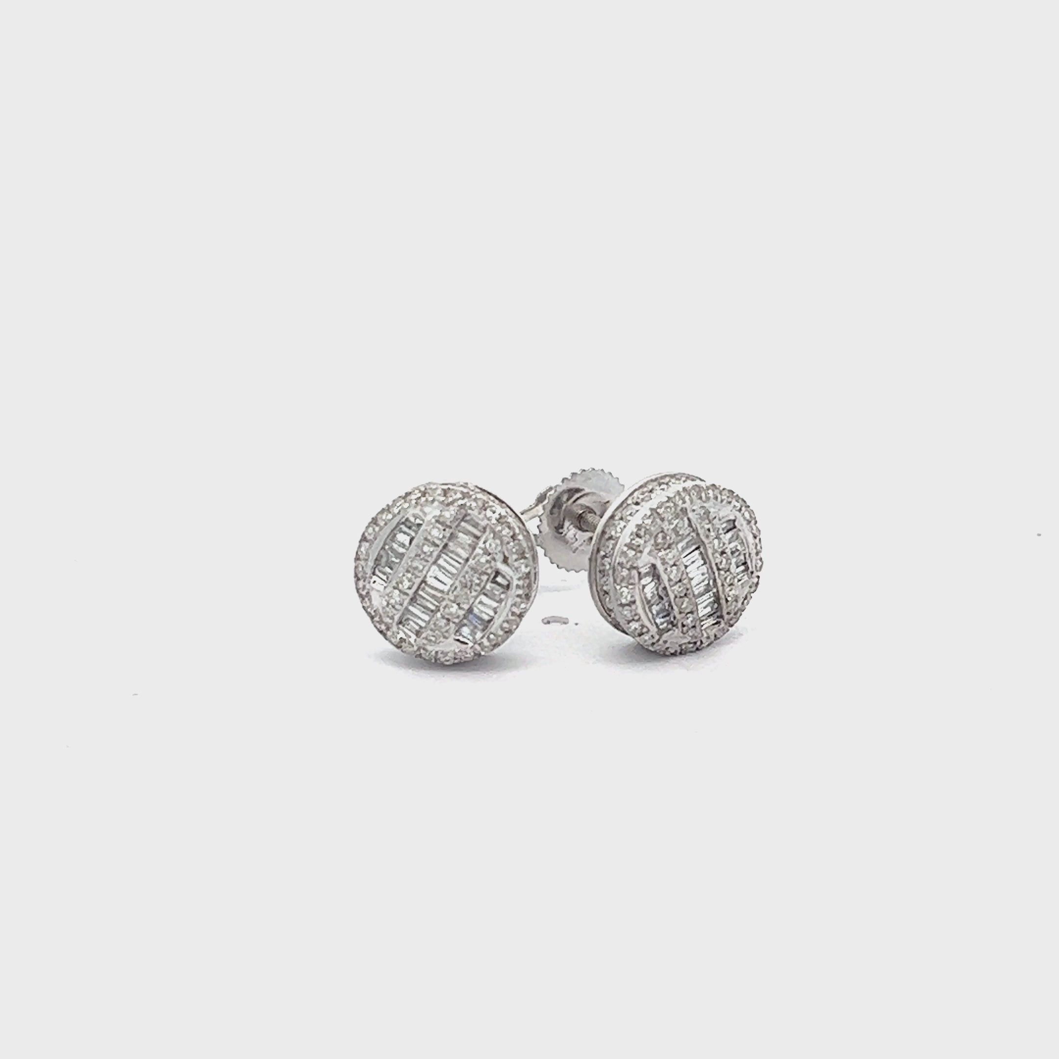ER3851W $4,500.00 14KW 0.60CT BAGUETTE DIAMOND STUD EARRINGS - CIRCLE SHAPE -W: ROUND DIAM BORDER__2024-04-18-11-22-05.mp4