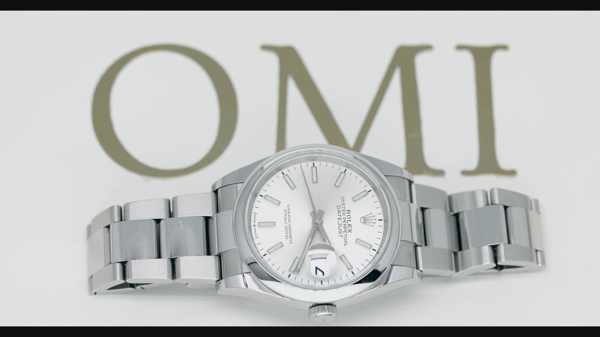 Rolex Datejust 36MM 126200 Silver Dial Smooth Bezel Stainless Steel Oyster Bracelet