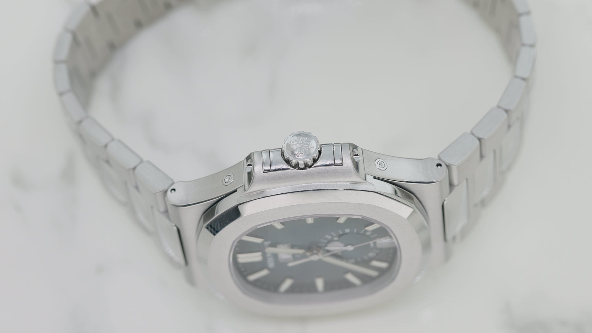 Patek Philippe Nautilus Annual Calendar Moon Phases 5726 40.5MM Blue Dial With Stainless Steel Bracelet