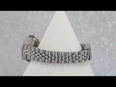 Rolex Datejust 26MM 6917 Ice Blue Diamond Dial Fluted Bezel Stainless Steel Jubilee Bracelet