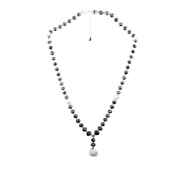 Ladies Black and White Diamond Chain